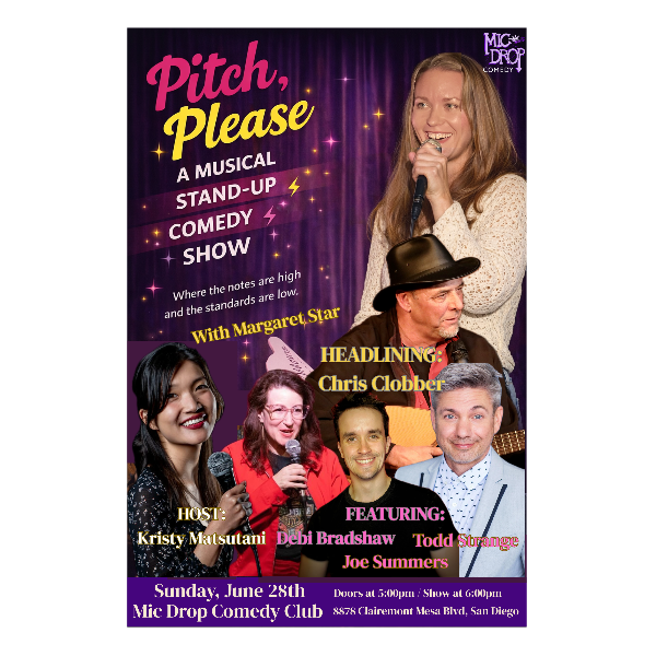 Pitch Please: A Musical Stand-Up Comedy Show Headshot