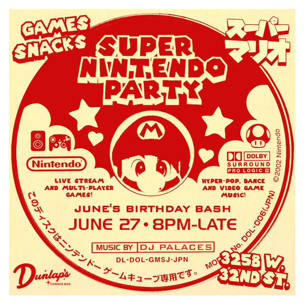 June's Birthday Bash: Super Nintendo Party Headliner Image