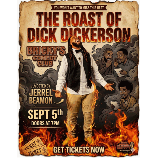 Dick Dickerson Roast Headshot