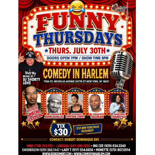 Funny Thursdays Comedy Show Headshot