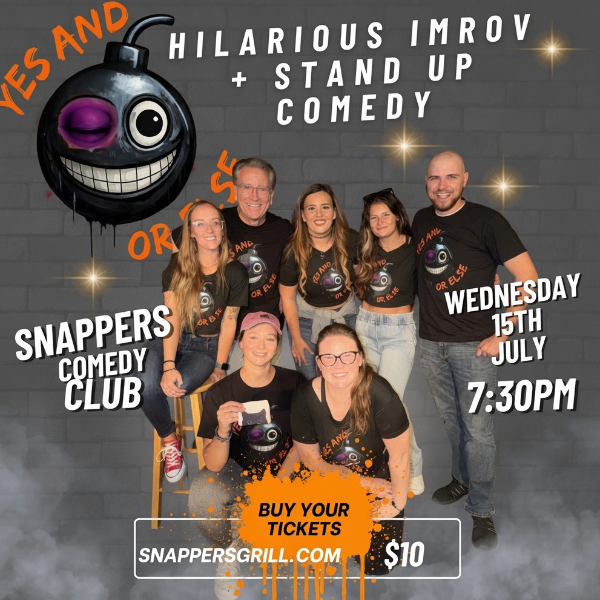 Yes And  Or Else IMPROV Comedy Headshot