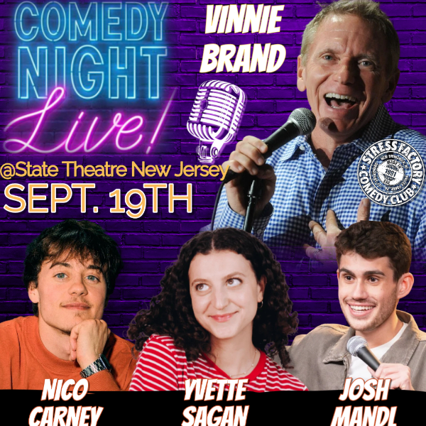 Comedy Night Live at State Theatre New Jersey Headshot