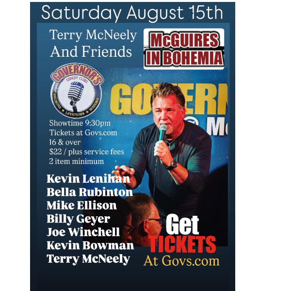 TERRY MCNEELY & FRIENDS 9:30PM  Headshot