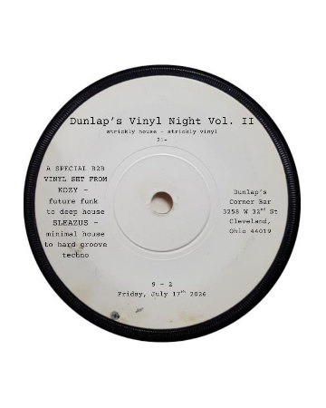 Dunlap's Vinyl Night Vol. II Headliner Image