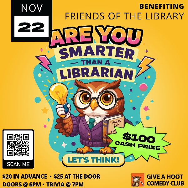 Trivia Night Friends of the library Headshot