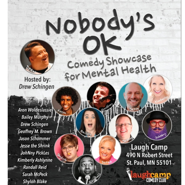 Nobody's OK: A Comedy Showcase for Mental Health Headshot