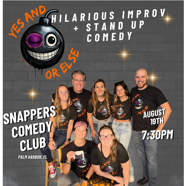 Yes And  Or Else IMPROV Comedy Headshot