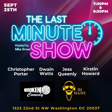 Last Minute Comedy Show Headshot