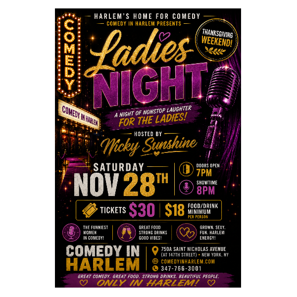Ladies Night Comedy Show Headshot