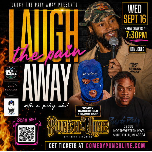 LAUGH THE PAIN AWAY Headliner Image