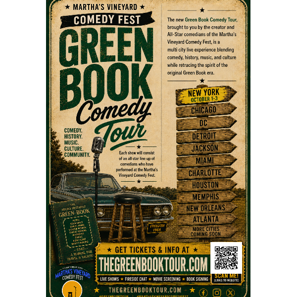 Martha’s Vineyard Comedy Fest presents The Green Book Comedy Tour Headshot