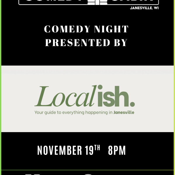 Localish Janesville Comedy show Headshot