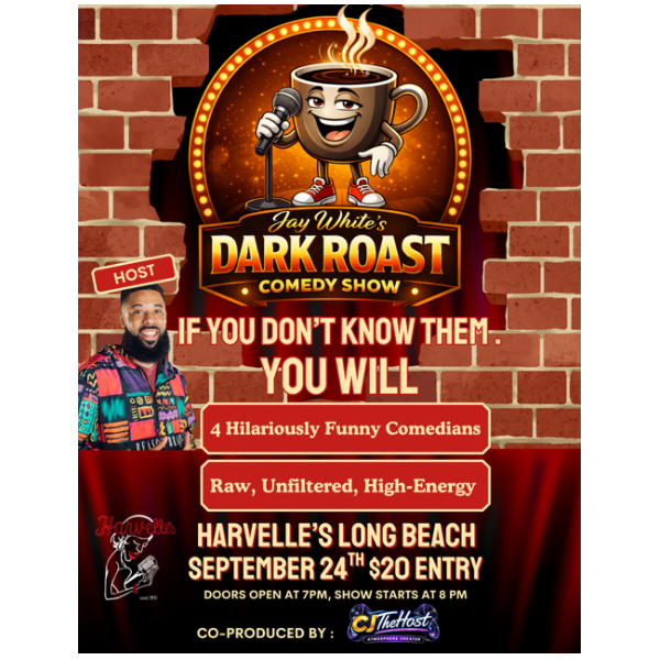 Jay White's Dark Roast Comedy Show Headshot