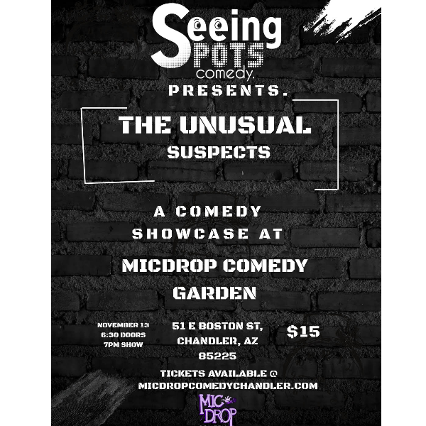 Seeing Spots Comedy Presents: 