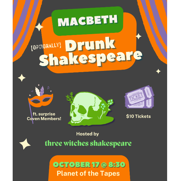 Drunk Shakespeare Headshot