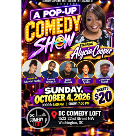 Comedy Supreme & Freedom Entertainment present a Pop-up Comedy Show  Headshot