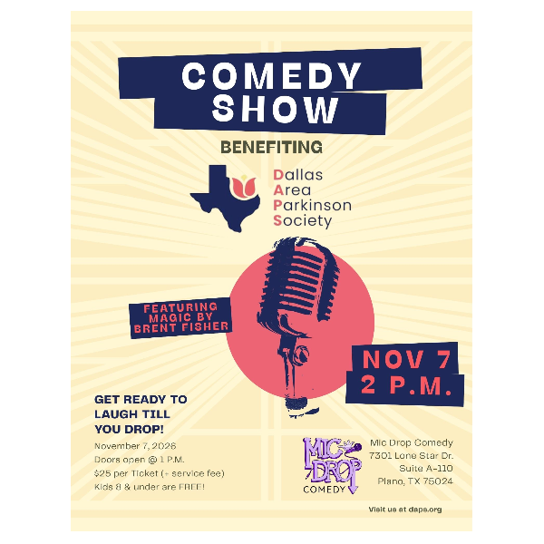 Dallas Area Parkinson Society (DAPS) Benefit Show featuring Magician Brent Fisher Headshot