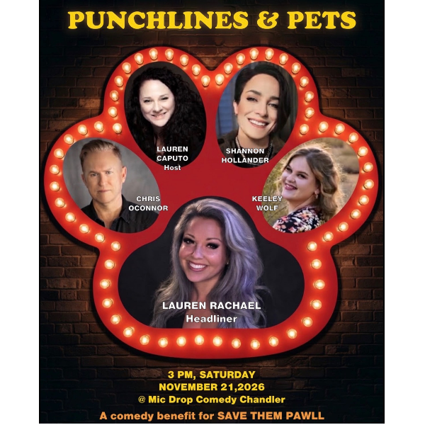 Punchlines & Pets Headshot