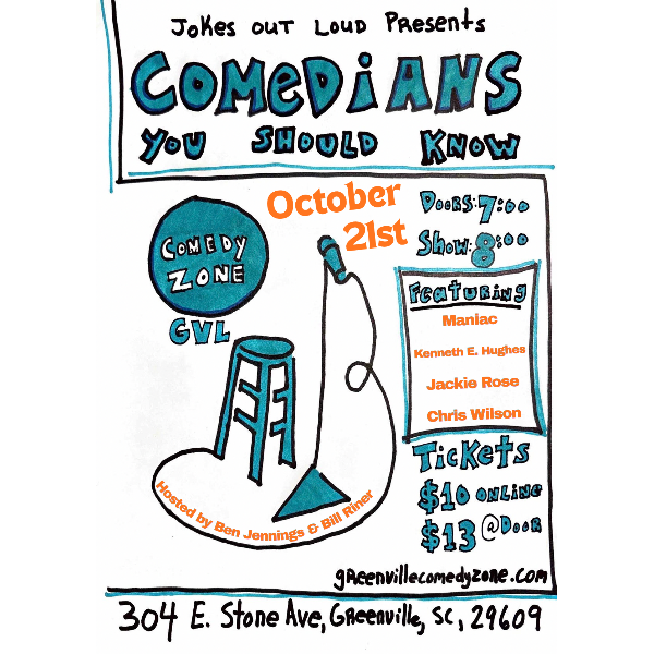 Comedians You Should Know! Headshot