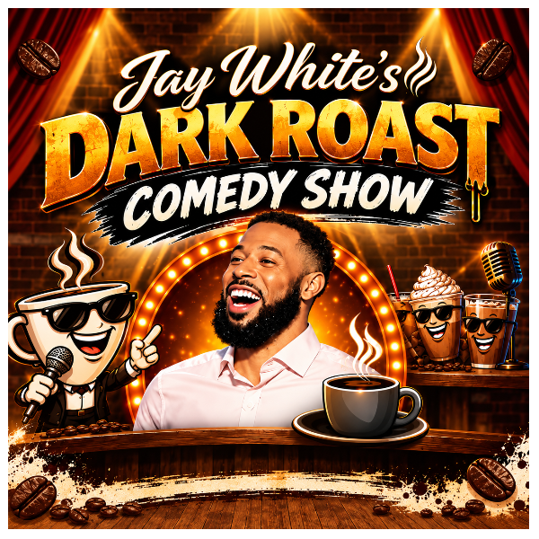 Jay White's Dark Roast Comedy Show Headshot