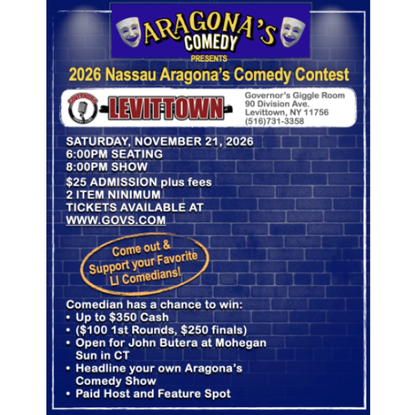 ARAGONA COMEDY PRESENTS  Headshot