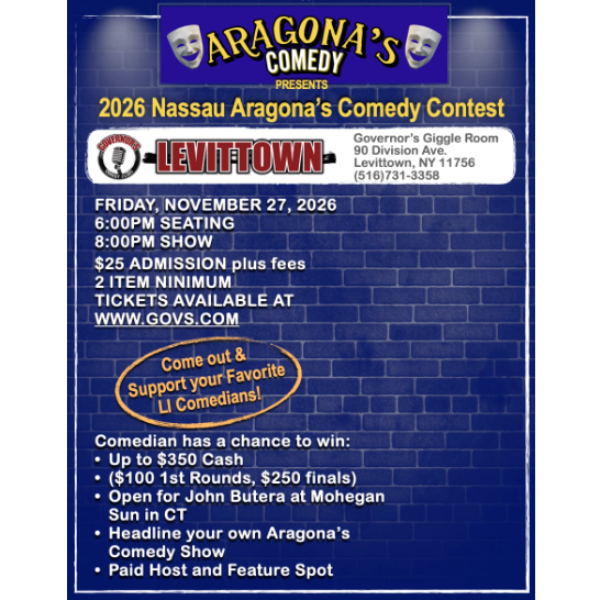 ARAGONA COMEDY PRESENTS  Headshot