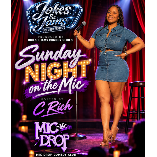 Jokes and Jams Comedy Series Presents Sunday Night on the Mic Headshot