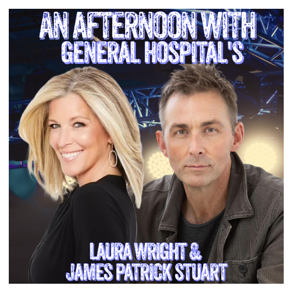 Laura Wright and James Patrick Stewart Headshot