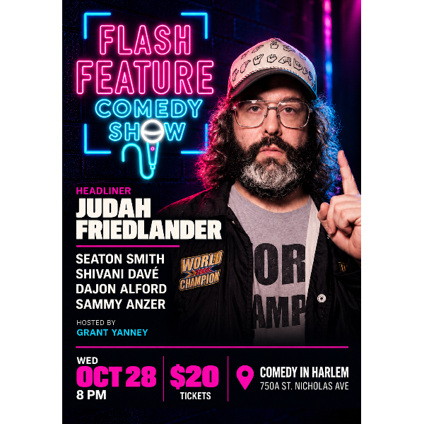 FLASH FEATURE COMEDY SHOW Headshot
