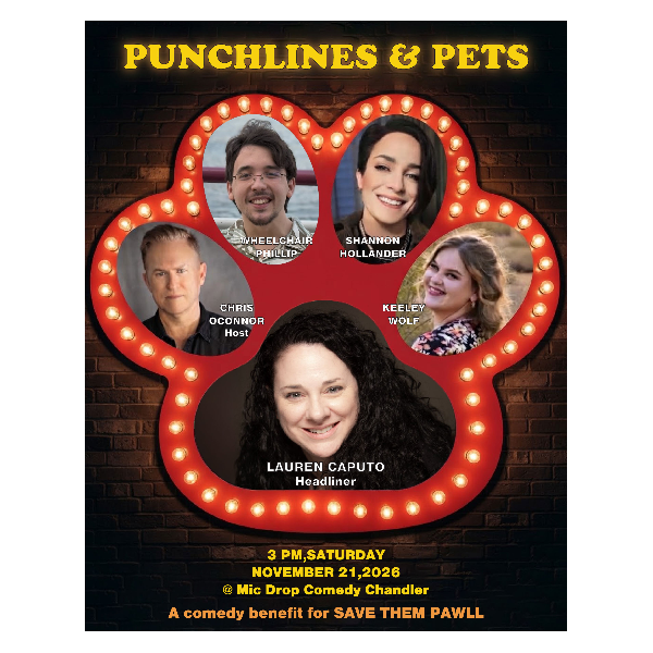 Punchlines & Pets Headshot